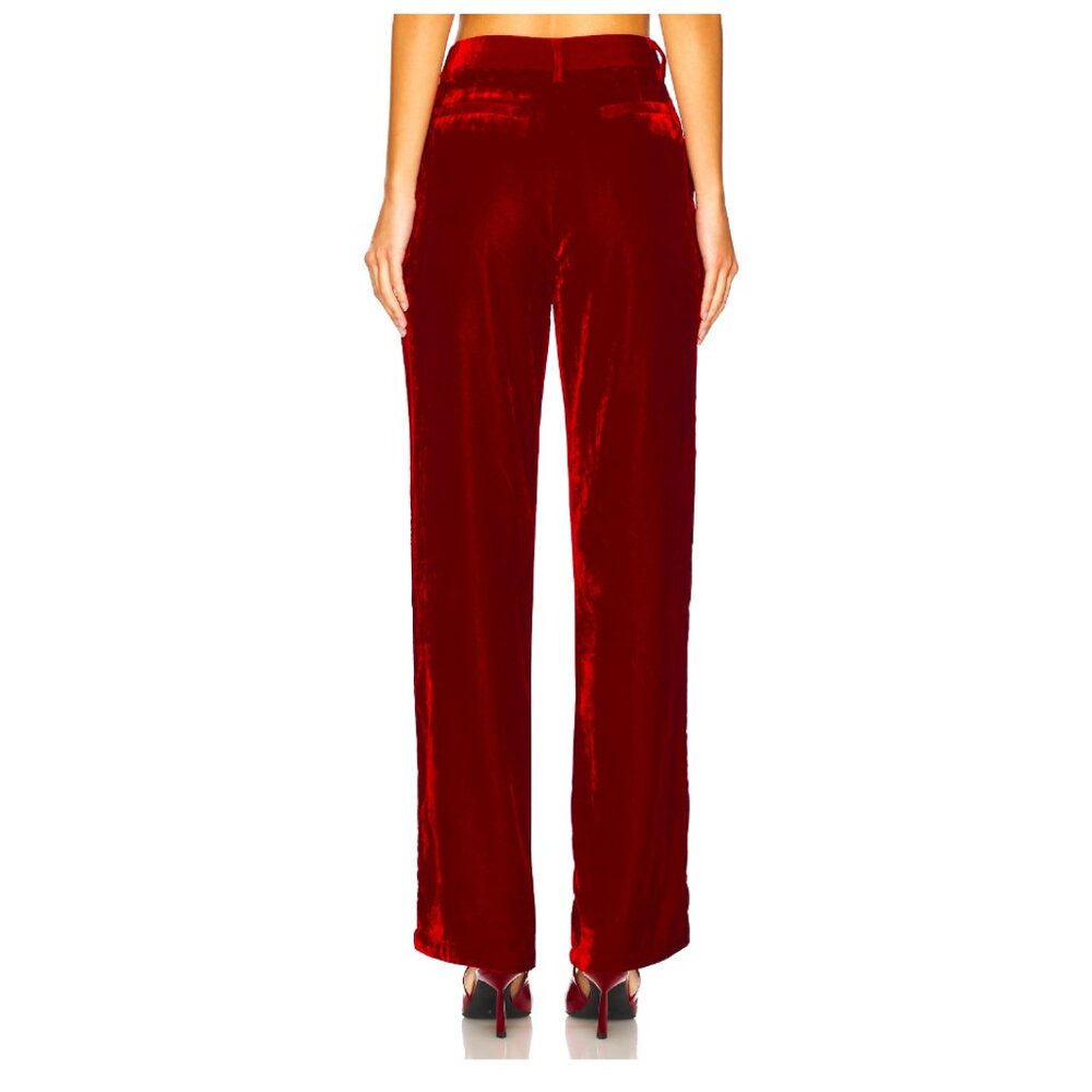 STEVE MADDEN Mercer Pant in Red Velvet Size Medium NWT